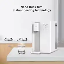 4-stage 75G countertop reverse osmosis water purifier dispenser for home and office use, installation-free desktop RO filtration system
